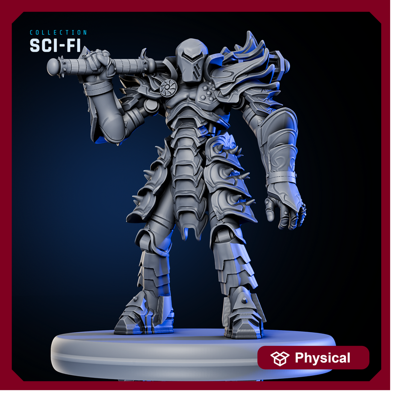 Steel Golem w/ Mace - Only-Games