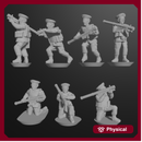 10 & 15mm Soviet VDV Infantry with Strela MANPADS (7 models)
