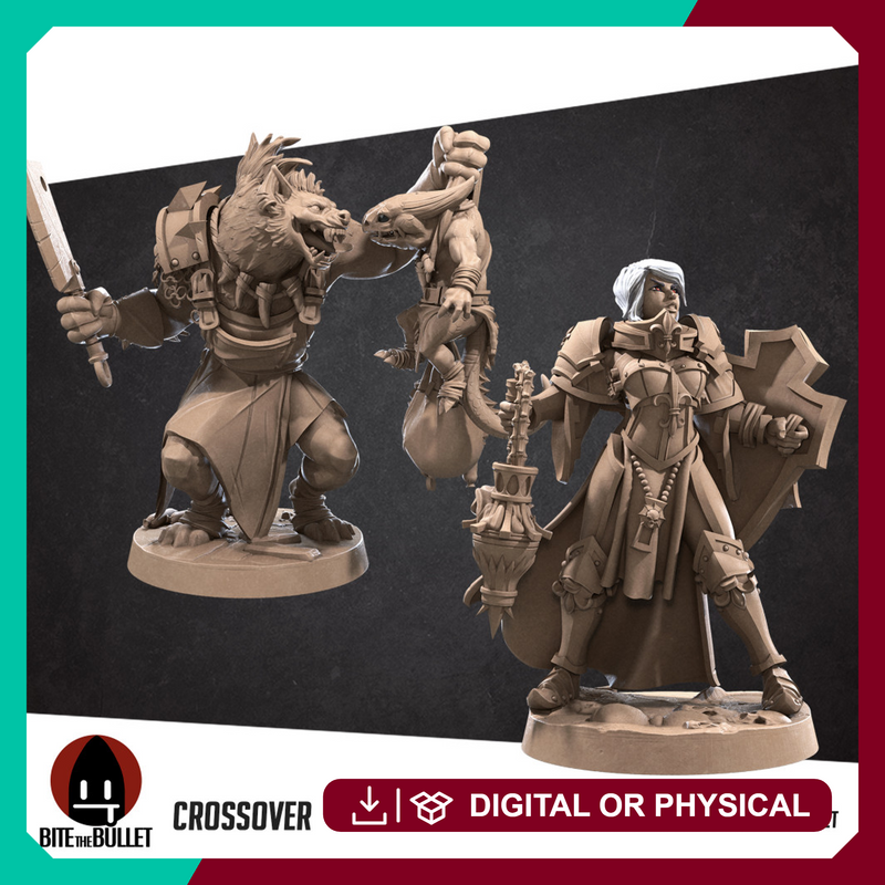 "Ukor, the Butcher Gnoll" and "Diana, the Purifier" (Crossover with Bite the Bullet!)