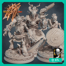 Fire Skeletons Set