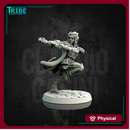 (0125) Female human tiefling firbolg half orc elf ranger archer with bow