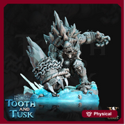 Ice Troll Giant  Available in 28mm and 32mm Scale. 70mm tall | DnD 5e Miniature |  Resin Figure for Dungeons and Dragons| Archvillain Games - Only-Games
