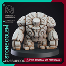 Stone Golem - Construct - PRESUPPORTED - D&D 32mm