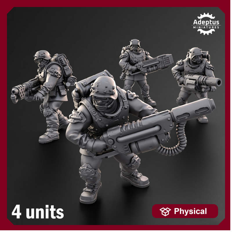 Special weapons. The Sons of Iron. Renegades and Heretics