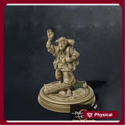 Halfling Adventurer | Resin Miniatures | Dungeons and Dragons | 28mm, 32mm, 75mm Scale | Pathfinder | - Only-Games