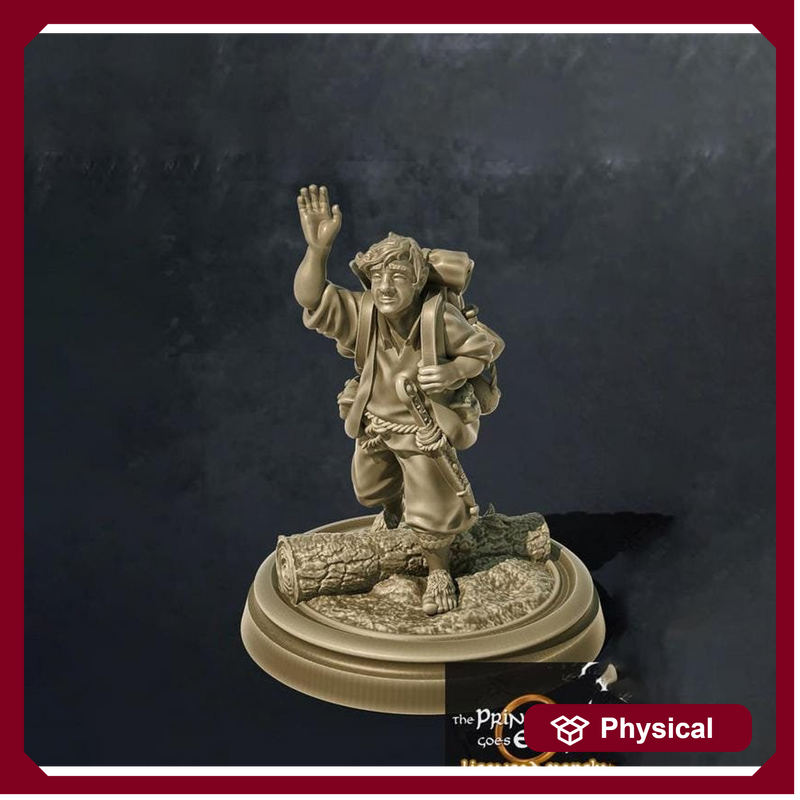 Halfling Adventurer | Resin Miniatures | Dungeons and Dragons | 28mm, 32mm, 75mm Scale | Pathfinder | - Only-Games