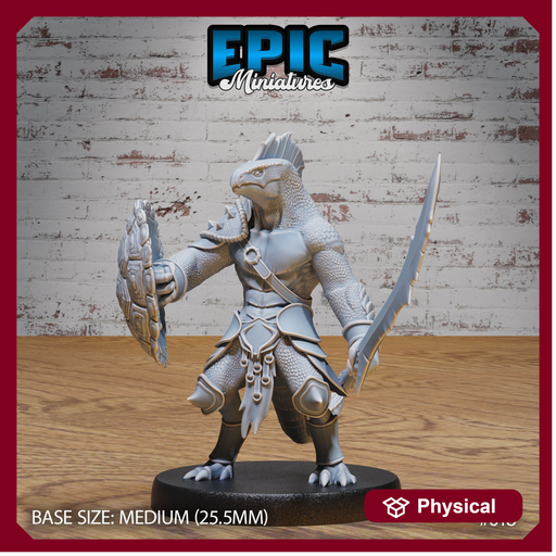 Lizard Folk Army Sword & Shield - Only-Games