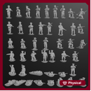 10 & 15mm Soviet VDV Infantry with AKS-74s (45 models)