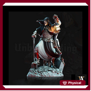 Human Fighter, Eldritch Knight, Hexblade Warlock, Witch Hunter, Monster Slayer Ranger | 28mm,32mm,54mm,75mm,100mm Scale | Figure mini D&D 5e - Only-Games