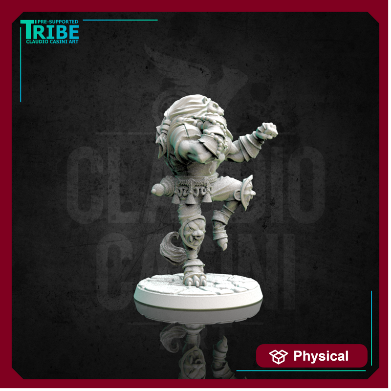 (0163) Male lionfolk lionman rakshasa monk