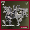 Heavy Weapons Team. Grimstone Legion. Imperial Guard. Compatibility class A.