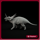 Styracosaurus roaring 1-35 dinosaur