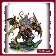 Gargantuan Abyssal Maw Eldritch Horror Unpainted Miniature D&D 5e Pathfinder Wargaming Boss Model - Only-Games