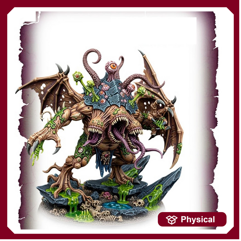 Gargantuan Abyssal Maw Eldritch Horror Unpainted Miniature D&D 5e Pathfinder Wargaming Boss Model - Only-Games