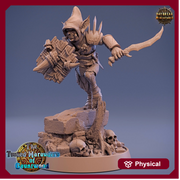 Goblin Sword and Shield Fighter | DnD Miniatures Figures | Dungeons and Dragons | 28mm, 32mm, 75mm scale| Pathfinder | Daybreak Miniatures - Only-Games