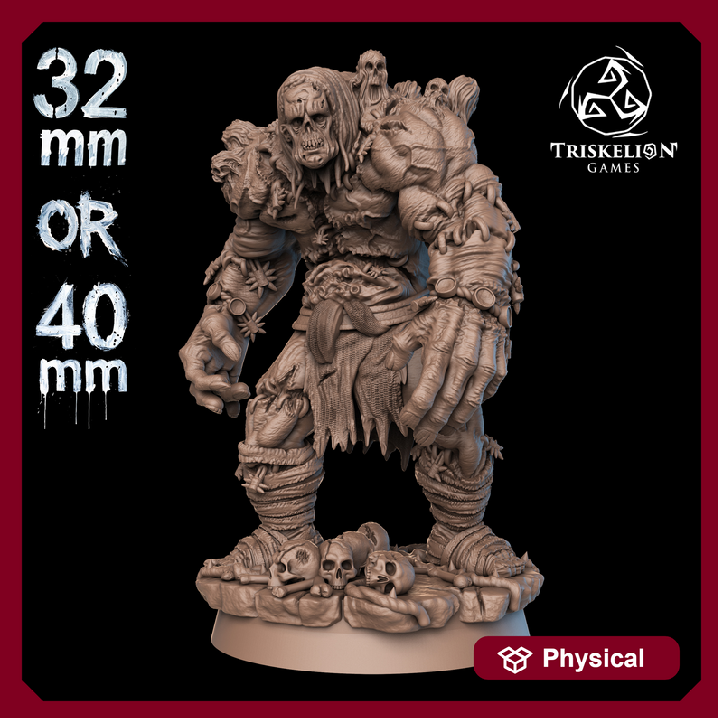 Flesh Golem - 40mm / 32mm Scale - Only-Games