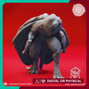 Mothman - Stalking - Tabletop Miniature (Pre-Supported STL)