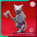 Kobold Hatchet - Tabletop Miniature (Pre-Supported)