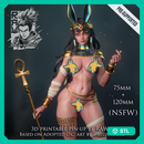 Nefrida - Egyptian Priestess Pinup (NSFW) - STL only
