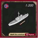 1/300 HNoMS Otra Minelayer ship