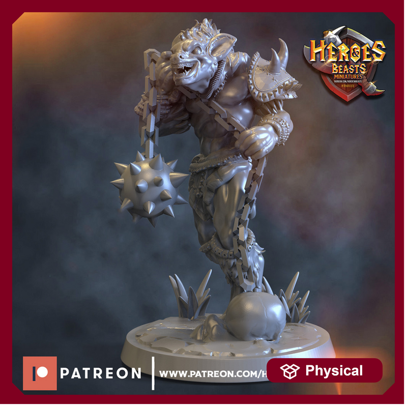 Gnoll mercenary warrior 6 - Flail - Only-Games