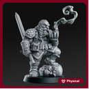 Garaldir - Dwarf Witcher - 32mm - DnD -