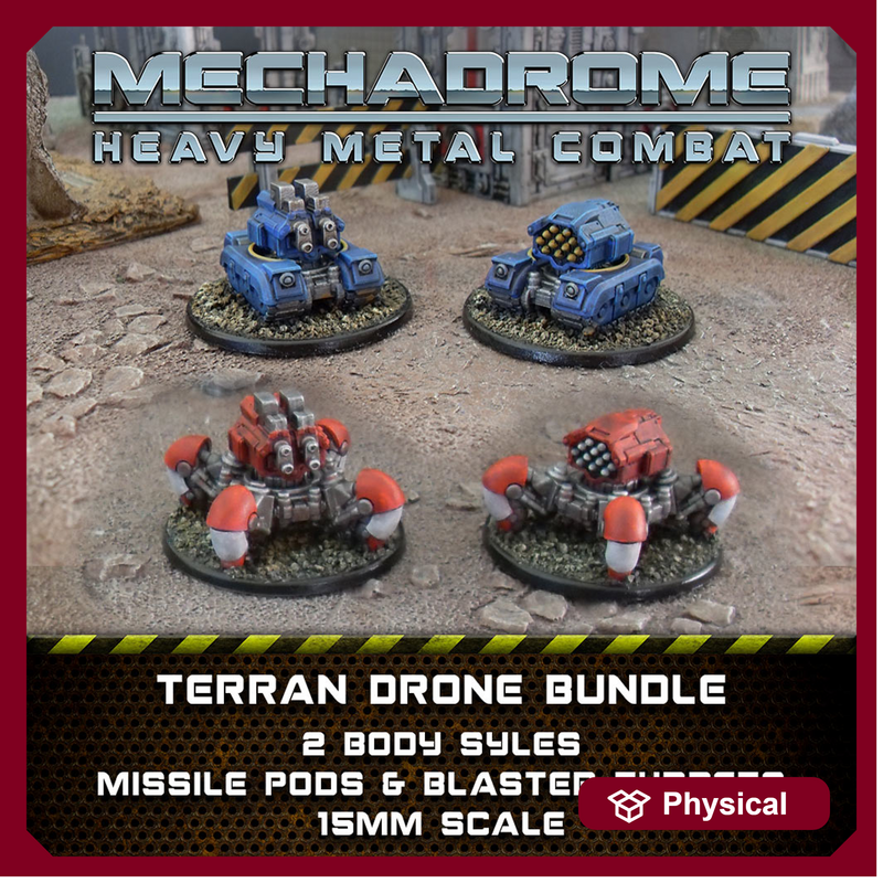 Mechadrome Terran Drone Bundle (15mm Scale)