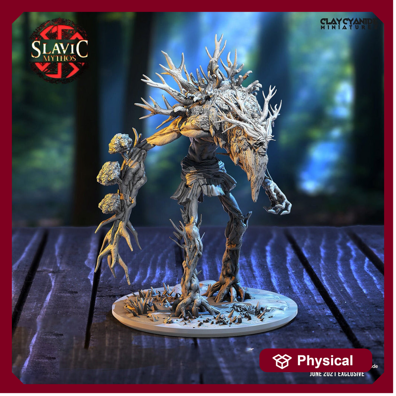 Ancient Treant Miniature | 110mm tall | 28mm/32mm scale | 3d printed | Dungeons and Dragons | Pathfinder | Clay Cyanide | - Only-Games