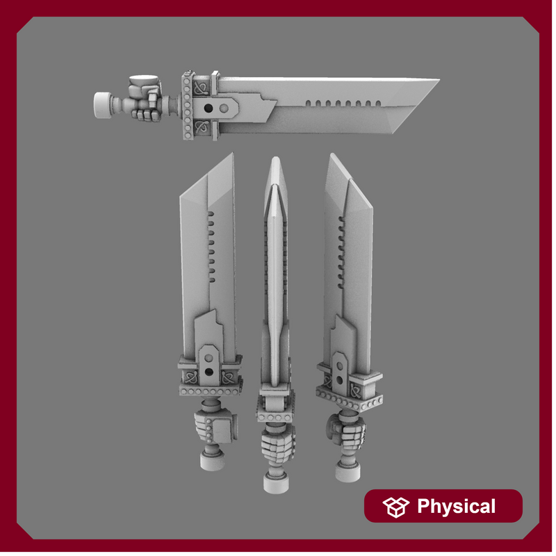 Space Knights Fantasy Cloud Sword LEFT X 10