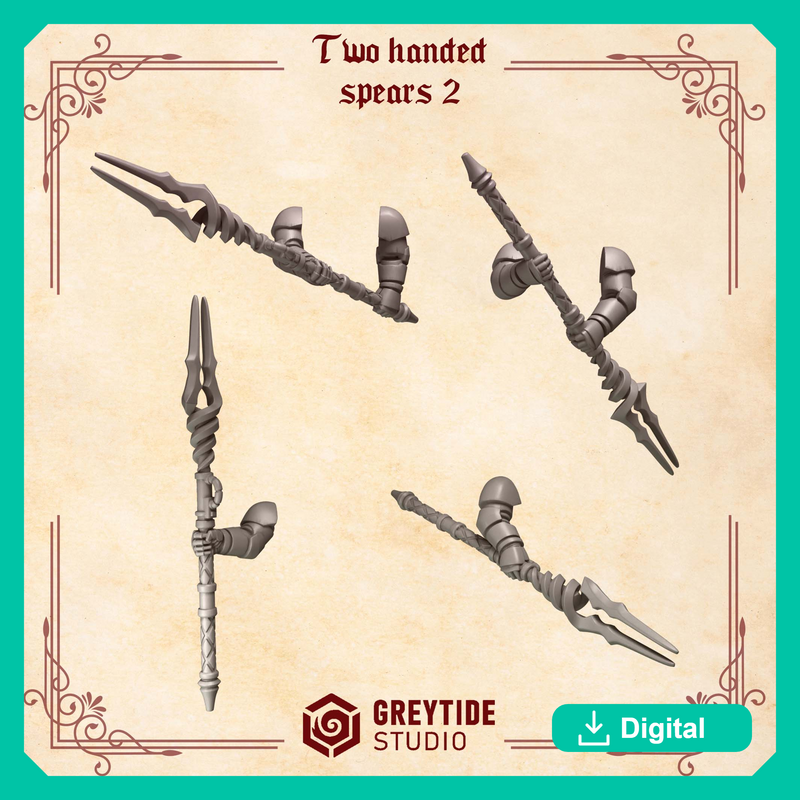 Two handed spears 2 CL