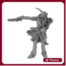 Human Male Rogue with Pistol (32mm scale)