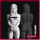 Sub Series 122f - Naked & Bound Female Prisoner Slave