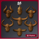 Dark Champions - Miniature Heads