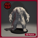 Print of the Dead - Drop 001 - Mercy Surgeon Zombie Boss - Printed in Grey Resin