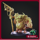 Green Slaad Lizardman Pose 1