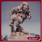 Beastman - Minotaur -Yakfolk  | 28mm, 32mm,54mm, 75mm, 100mm Scale Resin Miniature | Dungeons and Dragons Miniatures | Pathfinder | - Only-Games