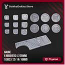 Torquemada's Gauge, Dice & Markers