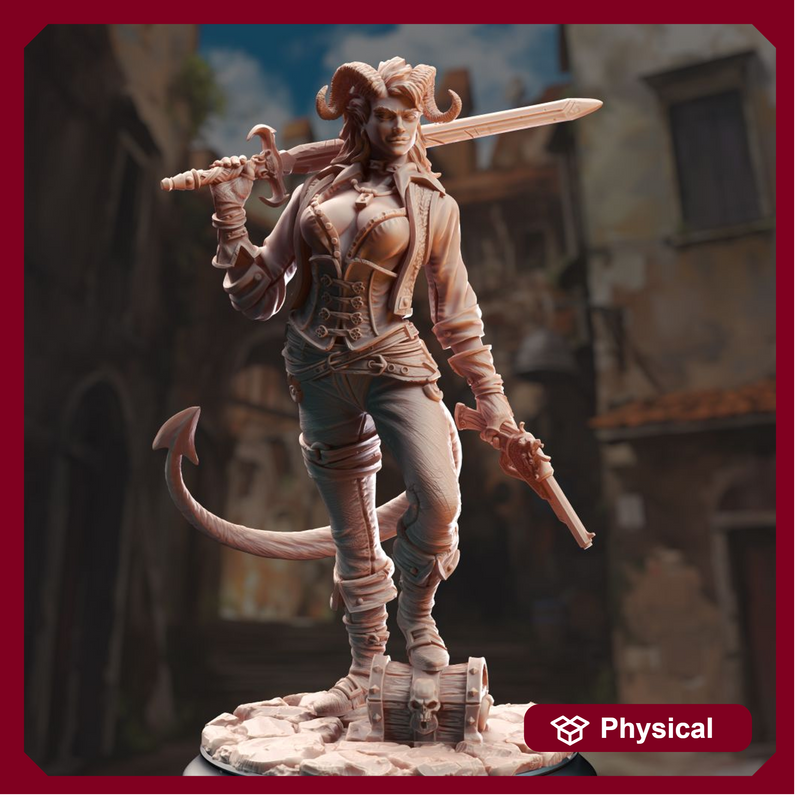 Tiefling Rogue Scoundrel - Syntheia the Daring - Only-Games