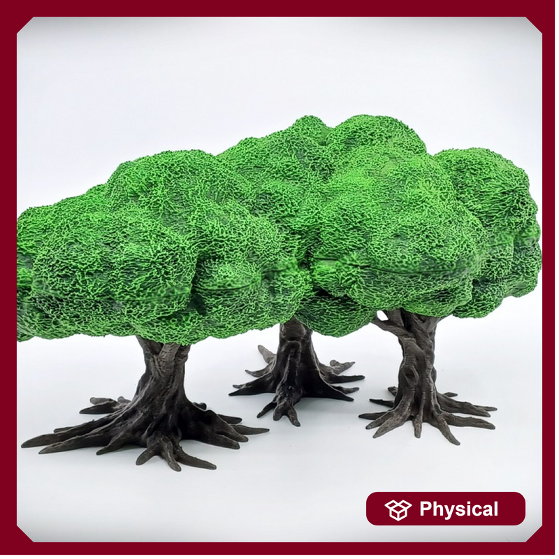 Playable Deciduous Tree Copse A - Only-Games