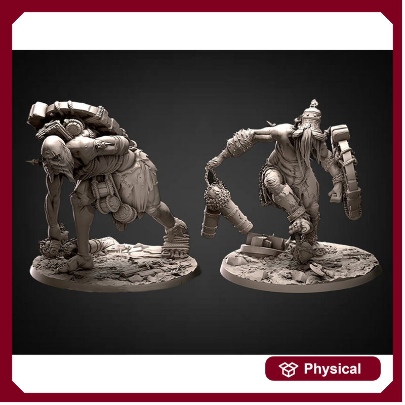 Hill Giant, Oger | 28mm & 32mm Scale | 90mm Tall (32mm scale)| Dungeons and Dragons | Pathfinder Oger | Daybreak Miniatures | Tabletop RPG | - Only-Games