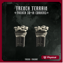 Trench Crusade terrain - Trench 30in corners