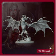Vampire Lord Mutated Feral Spawn Miniature | 28mm,32mm,54mm Scales | Undead Dungeons & Dragons 5e | Pathfinder | DnD Figurine | RPG Proxy - Only-Games