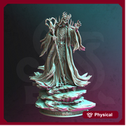 Undead Lich, Arch-Lich Monster Miniature | 28mm,32mm,54mm,75mm,100mm Scales | Dungeons and Dragons Pathfinder | DM Stash - Only-Games