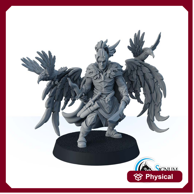 Cael Ravenwing with Phantom Daggers