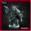 (0272) Male bear folk bard musician with a mandolin