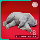 Defeated Owlbear - Book of Beast - Tabletop Miniature (Pre-Supported)