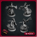Jiangshi Ghosts x4 (25mm)