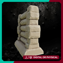Wood Barricade - Fantasy Terrain Prop STL, DnD & Wargaming Scenery