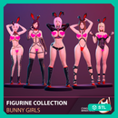 BUNNY GIRLS / 5 PIECES