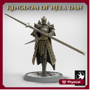Elf Soldier Spear Dagger Walk Helm
